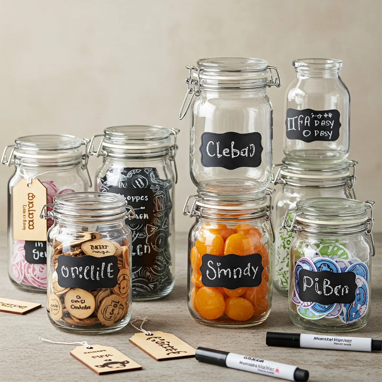7. Sustainable Labeling for an Organized Pantry