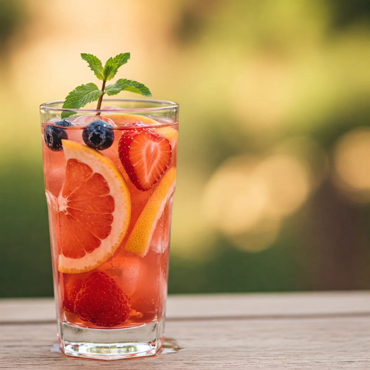 The Seasonal Spritz: Locally-Sourced Fruit Infusion