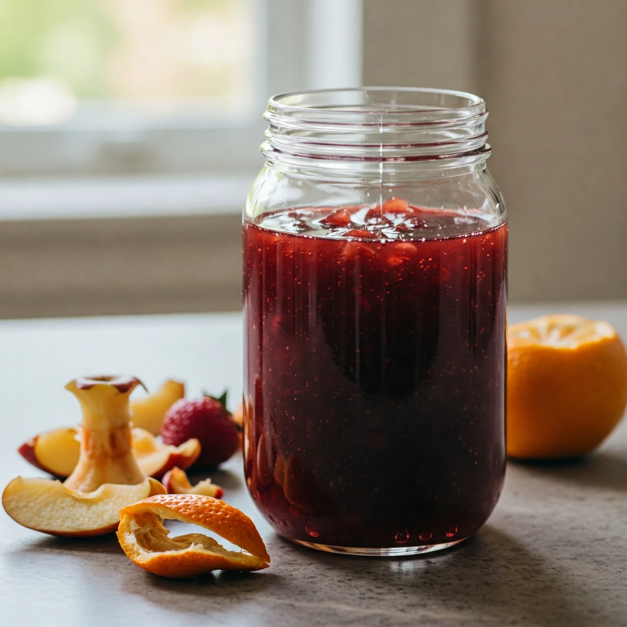 Upcycled Fruit Shrub: Transforming Kitchen Scraps