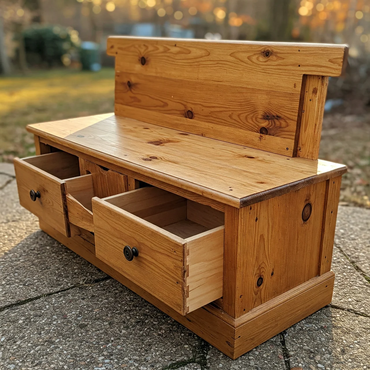 5. Bench from a Broken Dresser: Salvage & Repurpose