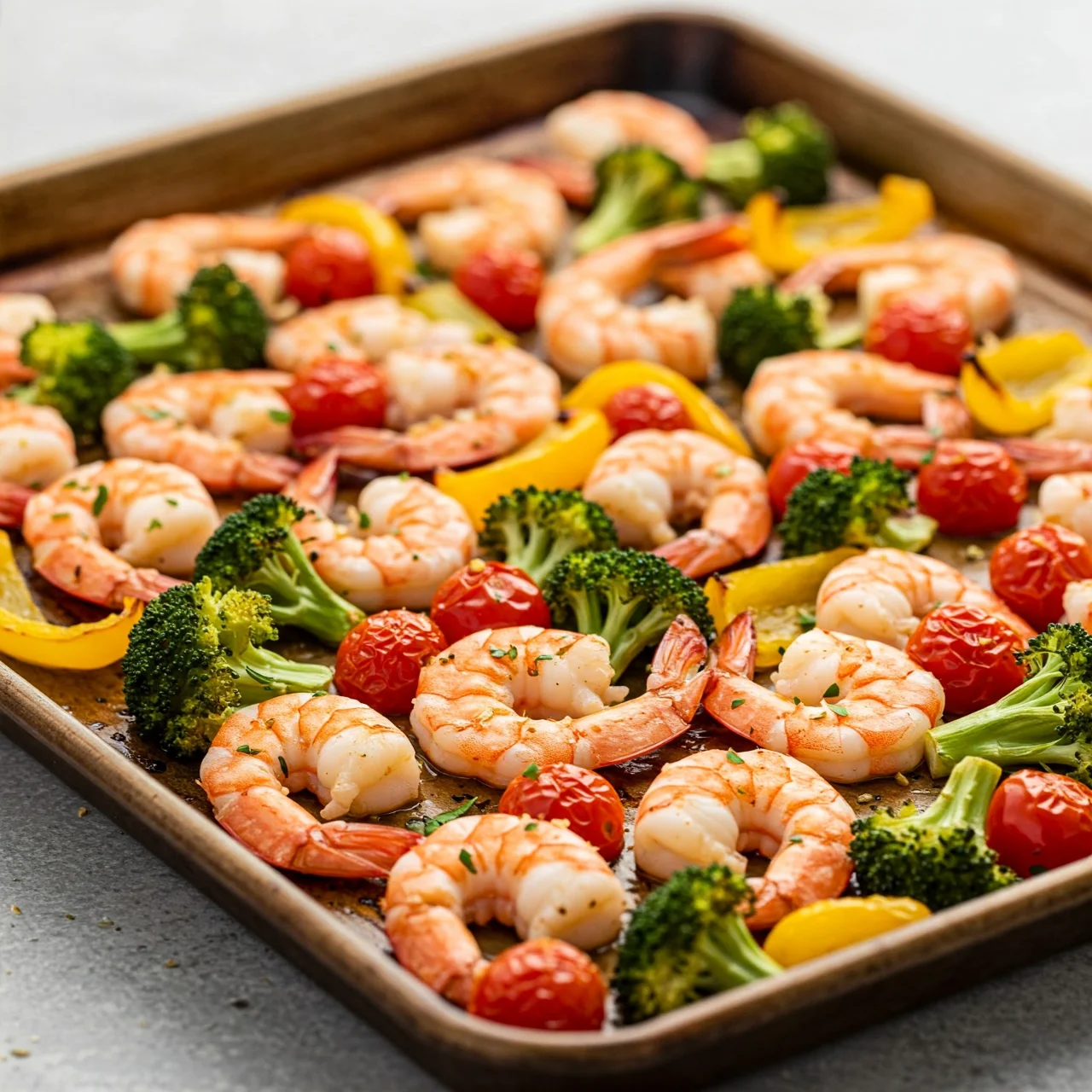 7. Sheet Pan Shrimp and Veggies: Minimal Effort, Maximum Flavor