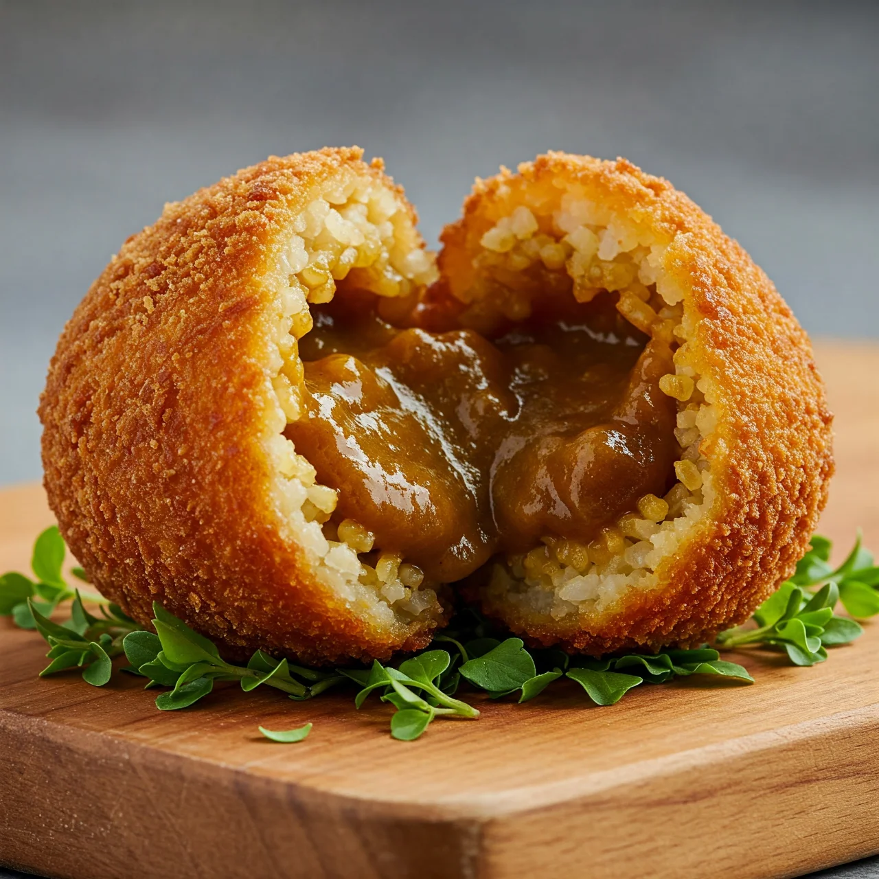 3. Japanese Curry Arancini: Italian Bites with an Asian Twist!