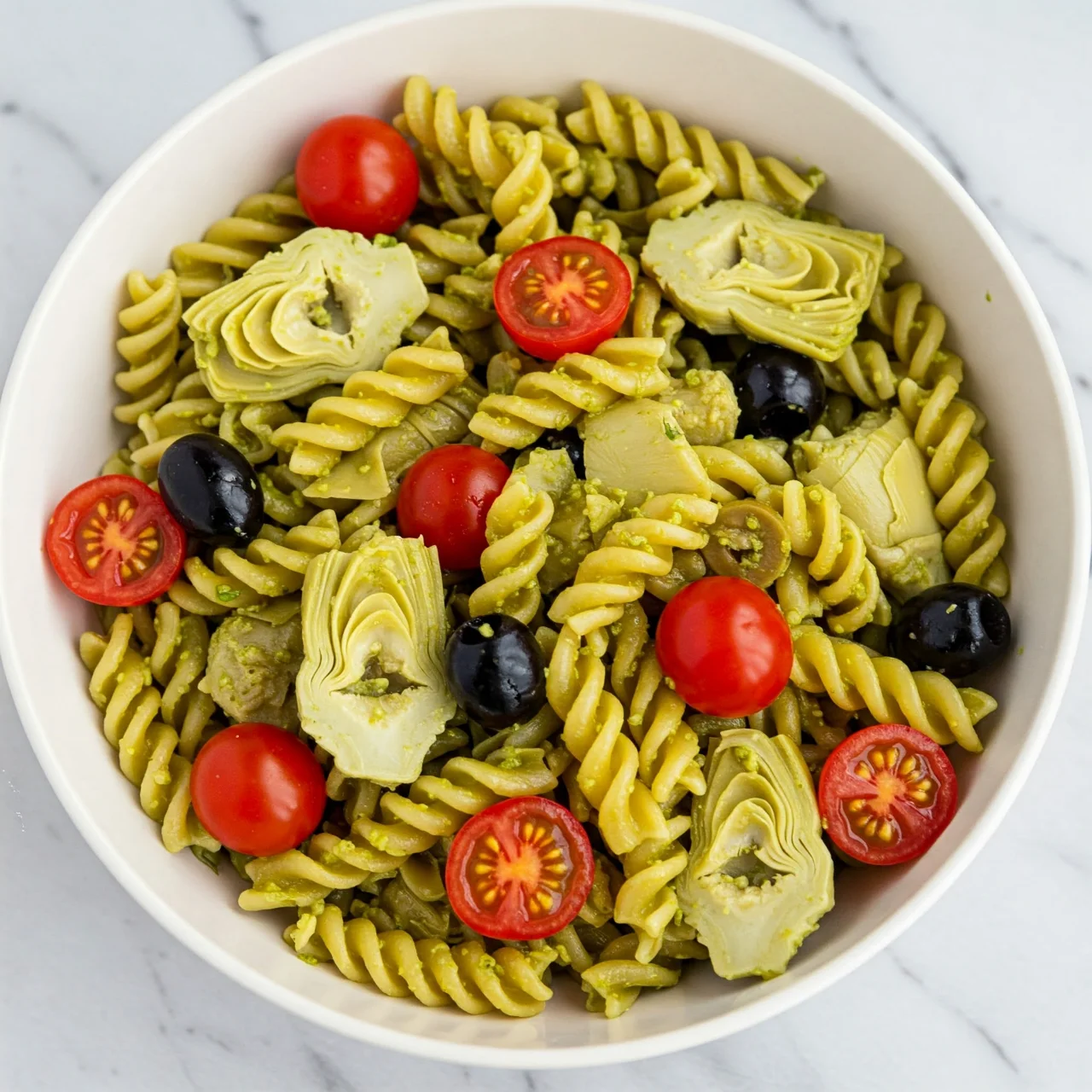 6. Vegan Pesto Pasta Salad: Classic with a Twist