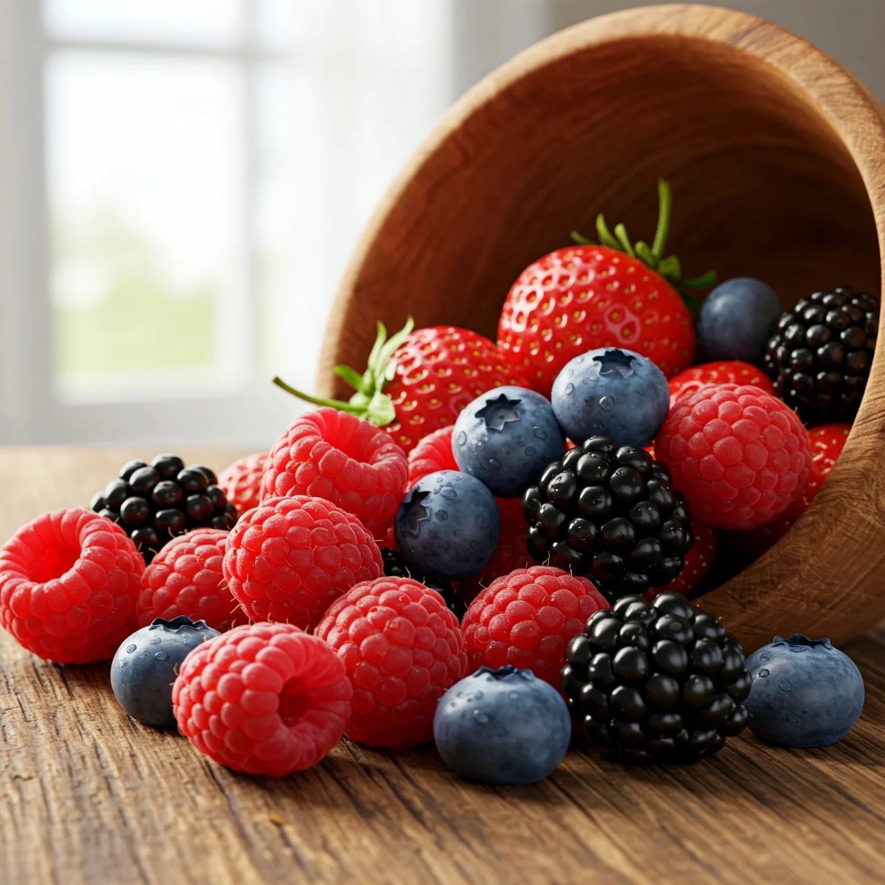 1. Berries: Tiny Fruits, Mighty Fiber!