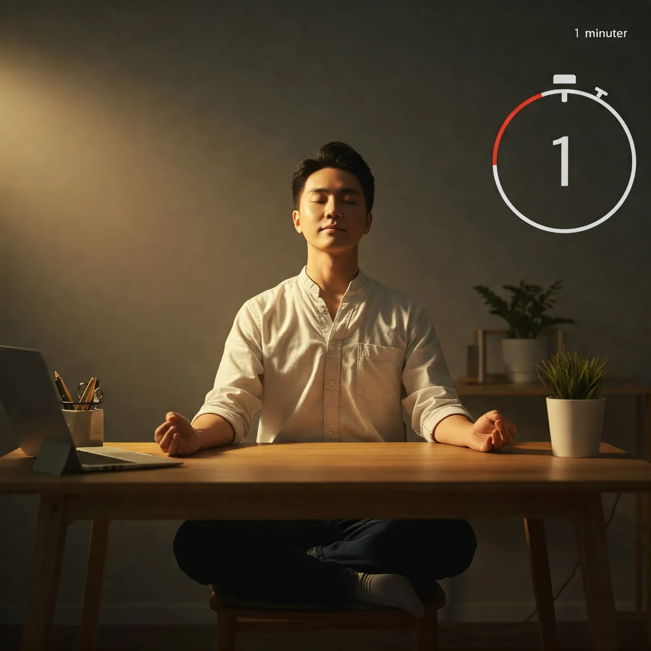 4. Mindful Minute Meditation: Center Yourself, Reduce Stress