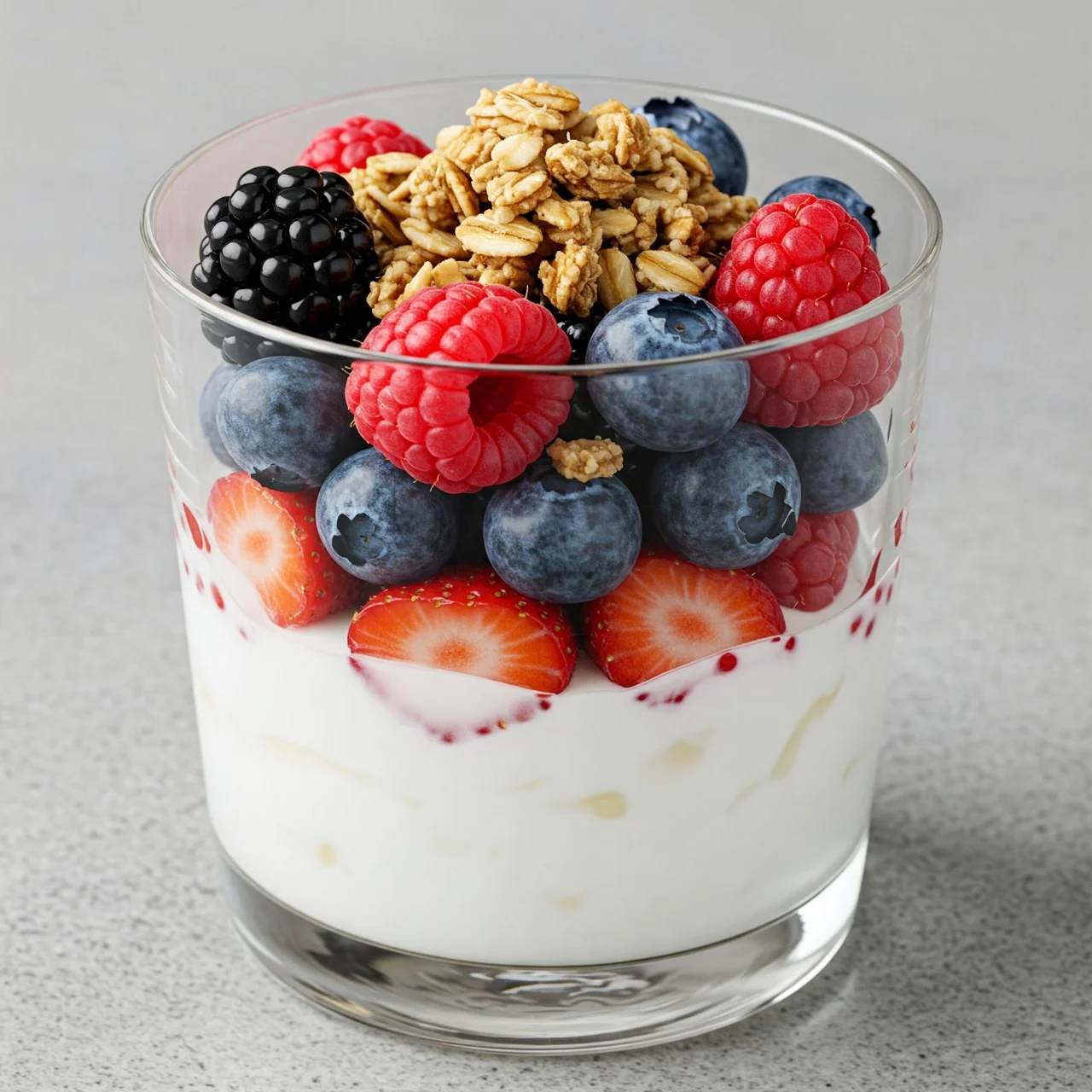 4. Kefir Berry Parfait: Creamy Probiotic Indulgence