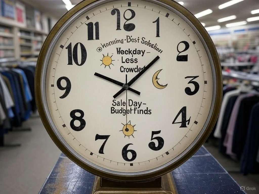 5. Timing is Thrift-tastic: Hit the Stores at the Right Moment