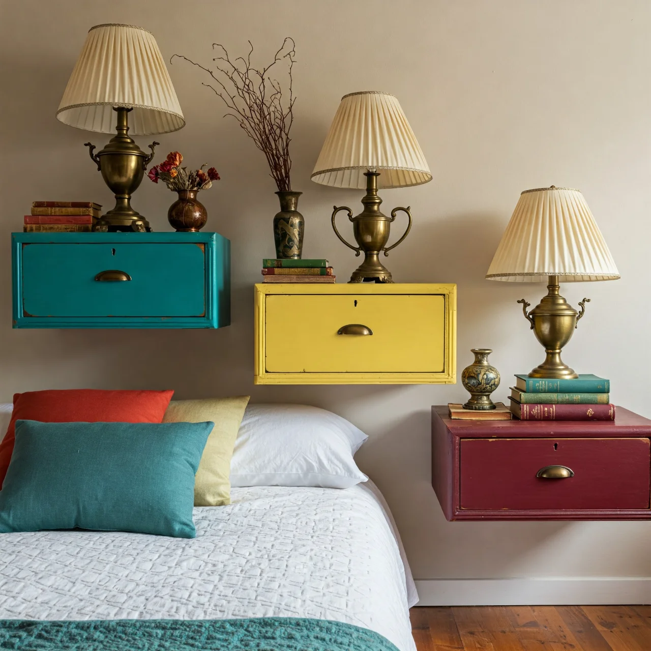 8. Drawer Nightstands: Personalized Bedside Charm