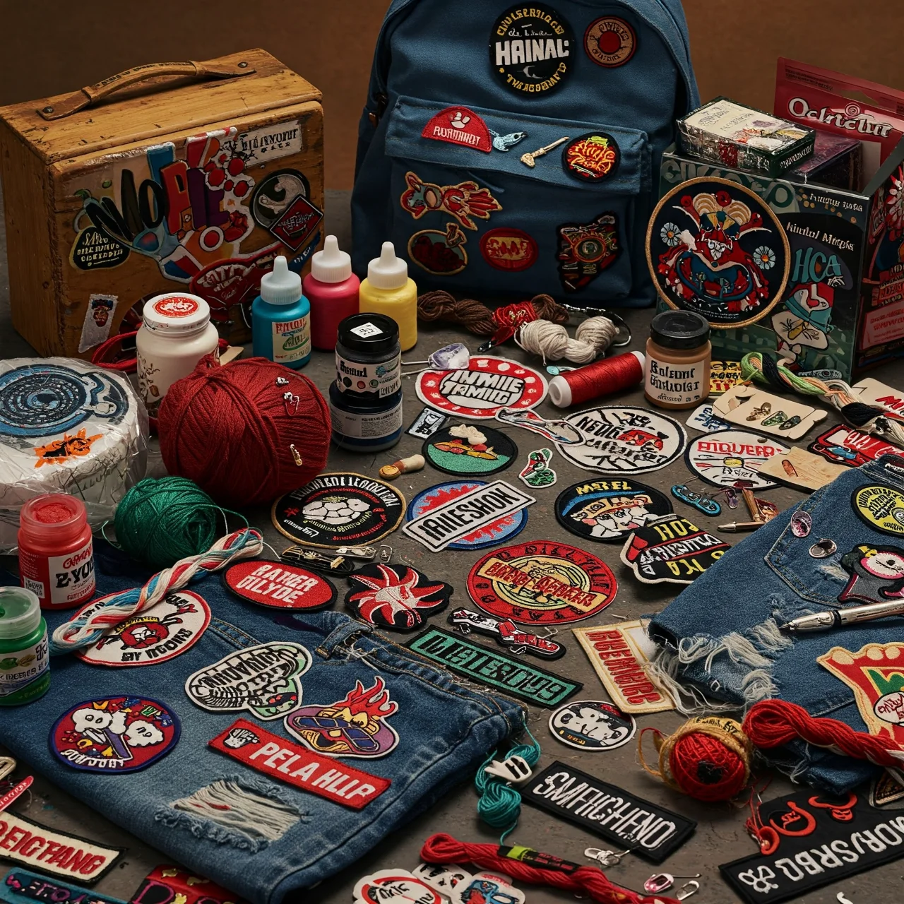 Tip 2: DIY Embellishment Mania: Patches, Paint, and Pins - Oh My!