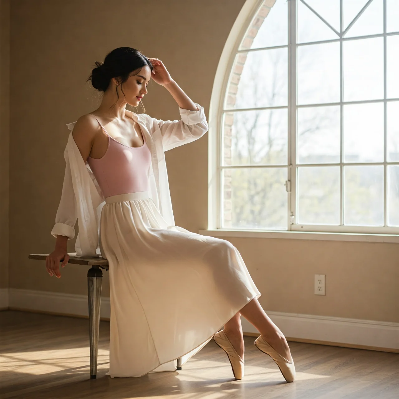 1. The 'Effortless Elegance' Leotard Look
